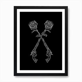 Guns N Roses Mood Style Art Print