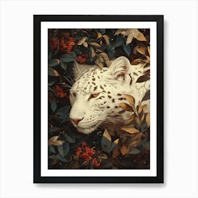 Snow Leopard Art Print