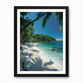 Tropical Beach Art Print