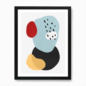 Colorful abstract shapes 20 Art Print