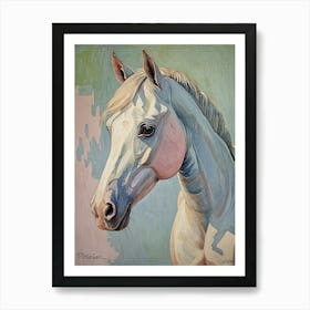 White Horse no1 Art Print