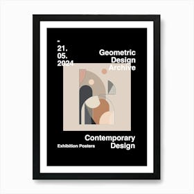 Geometric Design Archive Poster 55 Art Print