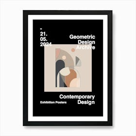 Geometric Design Archive Poster 55 Poster