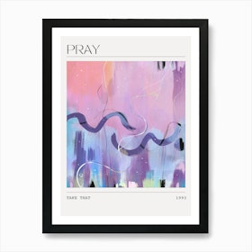 Take That - Pray Abstract Song Painting - Music Print Art Print