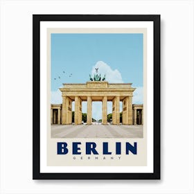 Berlin Germany Travel Poster Art Print