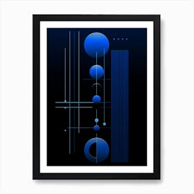 Minimalistic Abstract Geometry 3 Art Print