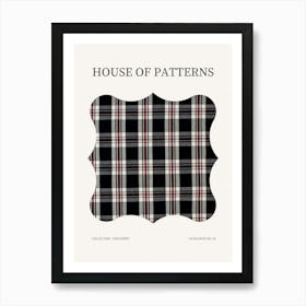 Checkered Pattern Poster 26 Art Print