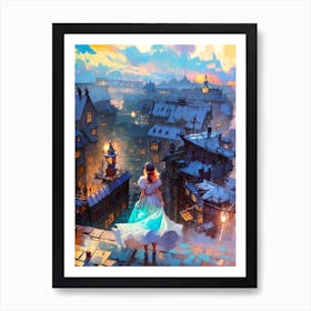 Fairytale City Art Print