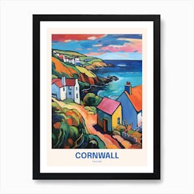 Cornwall England 8 Uk Travel Poster Art Print