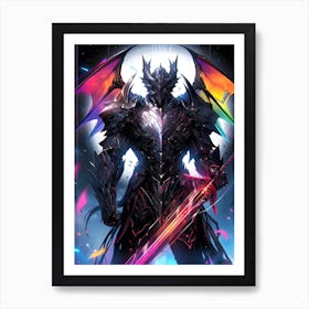 Demon Warrior 3 Art Print