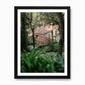 Rural Tranquility Sintra Forest Farmhouse Art Print