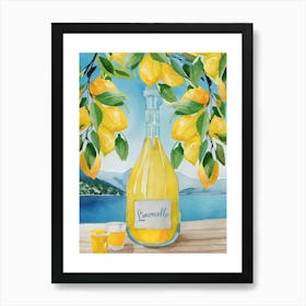 Limoncello Italy 1 Art Print