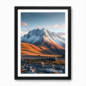 Sunrise In The Mountains 5 Art Print