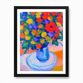 Goniopora Matisse Inspired Flower Art Print
