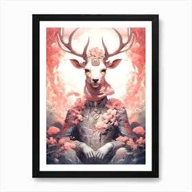 Deer Queen Art Print