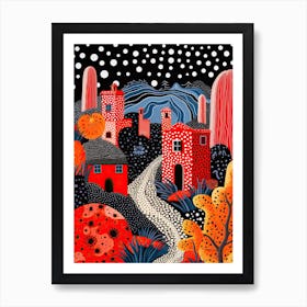 Catania, Italy, Illustration In The Style Of Pop Art 3 Art Print