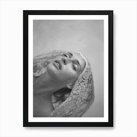 Julia #4 b&w Art Print