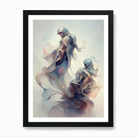 Angels In The Sky Art Print