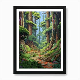 Knysna Forest Pixel Art 2 Póster