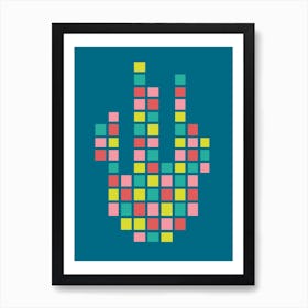 Geometric Squares Art Print