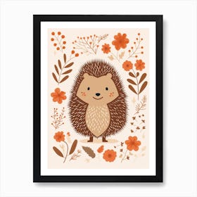 Baby Animal Illustration  Porcupine 7 Art Print