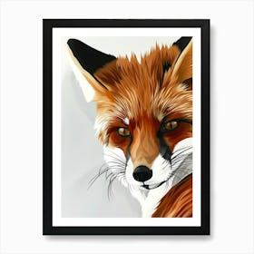 Fox Illustration 18 Art Print