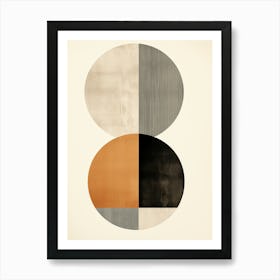 Black And White Frohnleiten Geometric Dreams Art Print