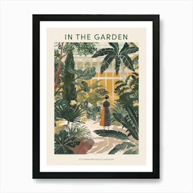 In The Garden Poster Schonbrunn Palace Gardens Austria 4 Art Print