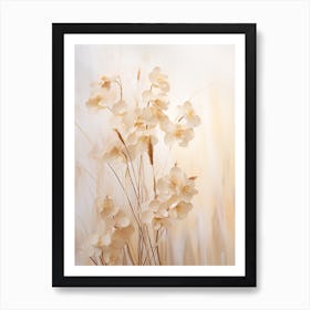 Boho Dried Flowers Orchid 1 Art Print