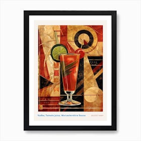 Art Deco Bloody Mary 2 Poster Art Print