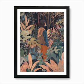 In The Garden Bois Des Moutiers France 2 Art Print