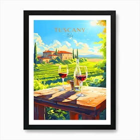 Italy Tuscany Travel Art Print