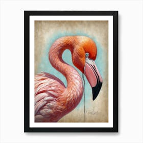 Flamingo 7 Art Print