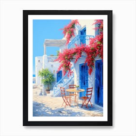 Aegean Village 2 Art Print