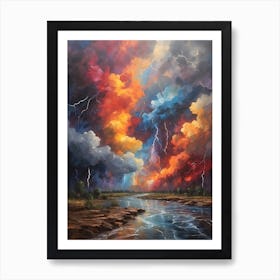 Lightning Storm 1 Art Print