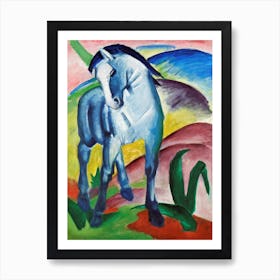 Blue Horse 1 by Franz Marc (1911) Art Print
