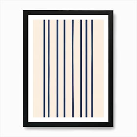 Striped Wallpaper 1 Art Print