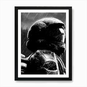 Halo helm Art Print