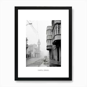 Poster Of Izmir, Turkey, Photography In Black And White 4 Art Print