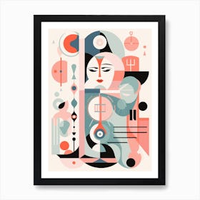 Symbols And Icons Geometric Abstract 8 Art Print