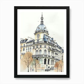 Paris Building Art Print