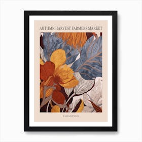 Fall Botanicals Lisianthus 2 Poster Art Print