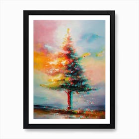 Christmas Tree Canvas Print Art Print