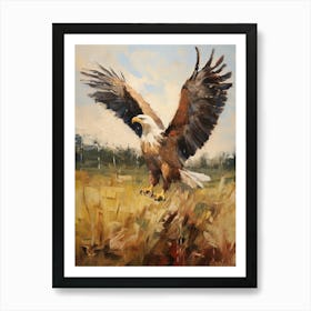 Bird Painting Bald Eagle 4 Art Print