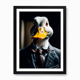 The Dapper Duck Art Print