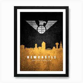 Newcastle Eagles Art Print