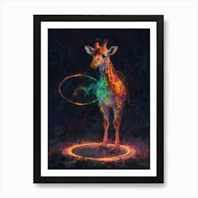 Giraffe 80 Art Print