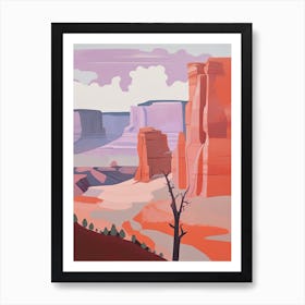 Colorado Plateau   North America (United States) Contemporary Abstract Illustration 1 Affiche