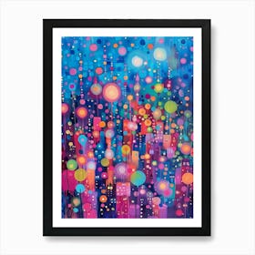 City Lights Art Print