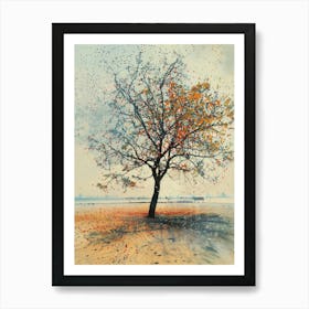 Tree In Autumn Art Print